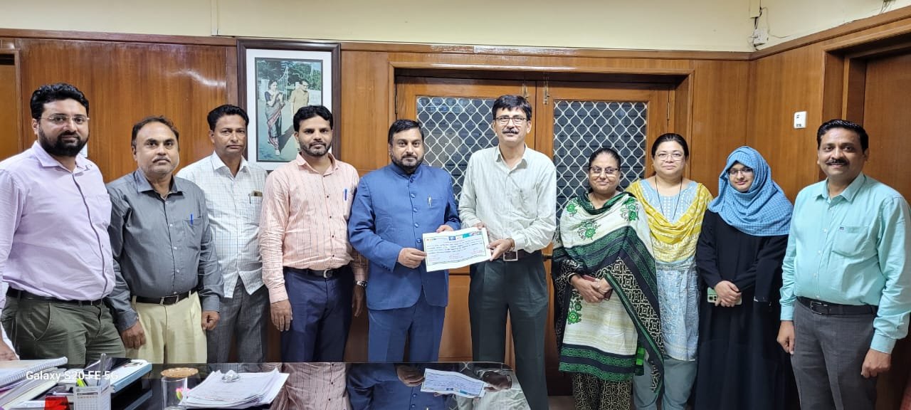 Certificate of Appreciation received from Association of Chemistry teachers for successfully organising IUPAC Global Women's breakfast GWB 2023