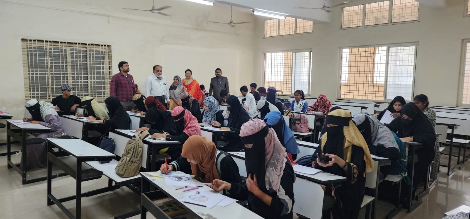 Under the guidance of Principal Dr. Mazahar Ahmed Farooqui Celebration of Women Equality Day on 26/08/2023.    ????Activity on Pen your thoughts has been inaugurated at the hands of Principal by penning his valuable thought on Gender Equality. 