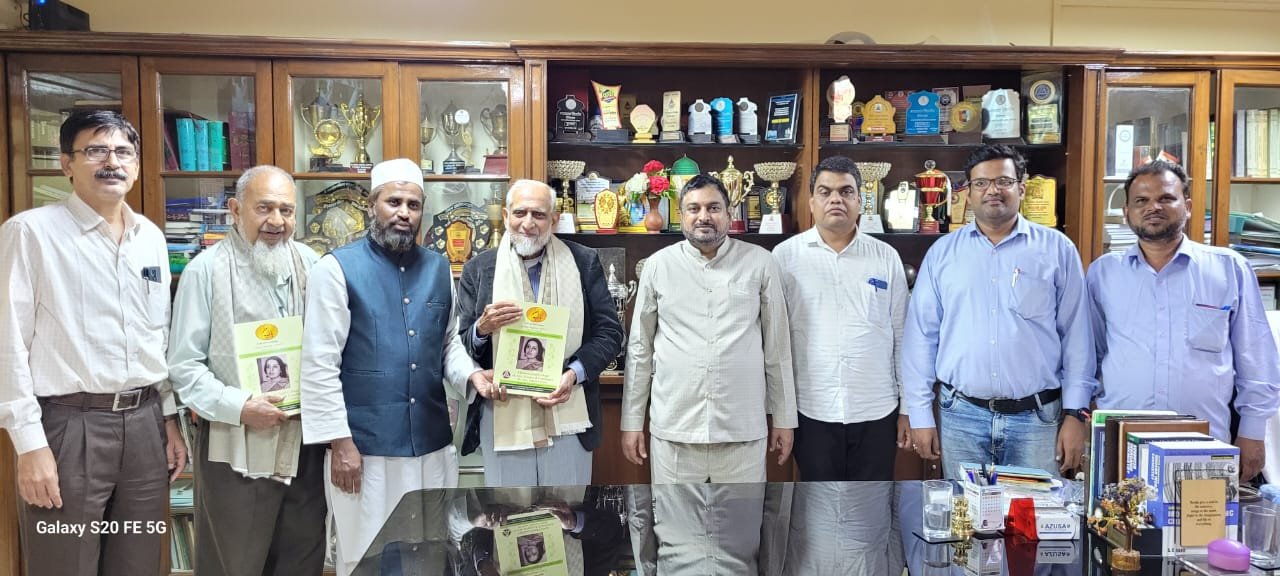 Ali Qureshi & Siraj Thakur (American Federation of Muslims of Indian Origin USA & Canada) visited college today