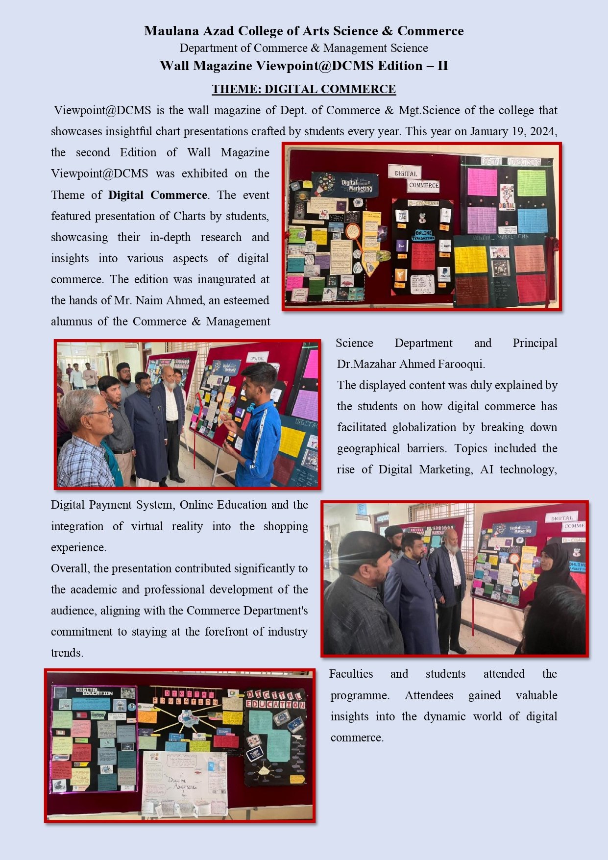 Website content career Talk Series S-I.