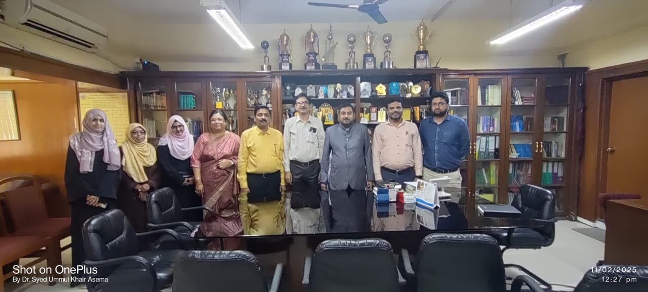 The Department of Chemistry, Maulana Azad College of Arts, Science, and Commerce, Aurangabad, under the esteemed guidance of the Principal, successfully organized a one-day webinar on 