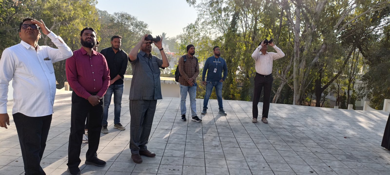 Salim Ali Club Conducted Bird Watching and Bird Identification ( Using Bird Acoustics) In Association with Environmental Research Foundation and Education Academy on 17 February 2025 at 8.00 to 9.00 AM at College Campus. Aims 1. Promote Bird Conservation: Raise awareness about the importance of bird conservation and individual roles in protecting bird populations. 2. Foster Environmental Awareness: Educate students about the interconnectedness of bird populations, habitats, and sustainable environmental practices.  Objectives 1. Identify Bird Species: Use bird acoustic techniques to identify and record bird species present in the college campus. 2. Develop Bird Watching Skills: Equip students with skills and knowledge to observe and identify birds using binoculars and birding apps. 3. Raise Awareness about Bird Biodiversity: Highlight the significance of bird biodiversity in the Aurangabad region and importance of conservation efforts.