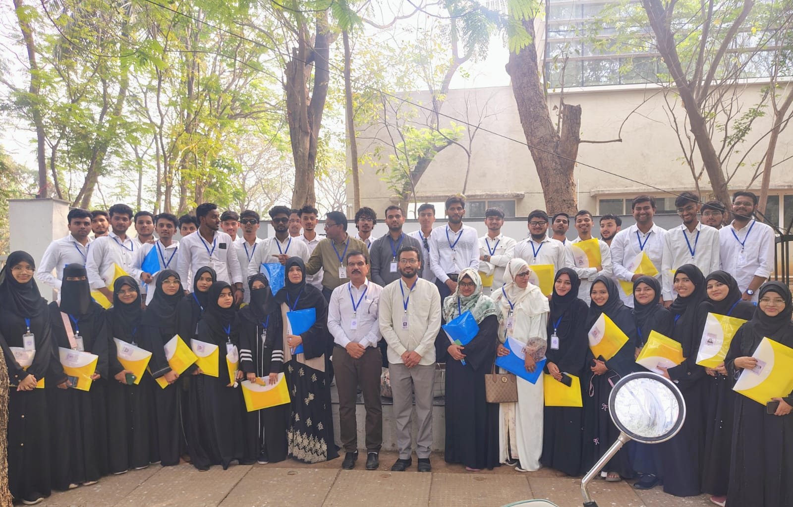 Under the guidance of Principal Dr. Mazhar Ahmed Farooqui, the Department of BCA and BCS organized an academic campus visit to the Indian Institute of Skills (IIS), Mumbai, on 31-1-2026. It is a premier institution in India, set up by the Government of India in collaboration with the Tata Group. During the visit, students and staff experienced real-time exposure to the latest technology, advanced machinery, and robotics worth millions of rupees and advanced cutting edge technology in the world. Mr. Milind Joshi, A.M. of the Tata Group, and Mr. C. Roy, Head of TIP-TIIS, along with their team of trainers, interacted with the students, demonstrating the real-time operation of robotics and showcasing technological advancements.  The visit was monitored by the HOD along with the organizing team.  A total of 38 students and 8 staff members participated in the visit.   We are proud to be the first from the Marathwada region to honor this visit.