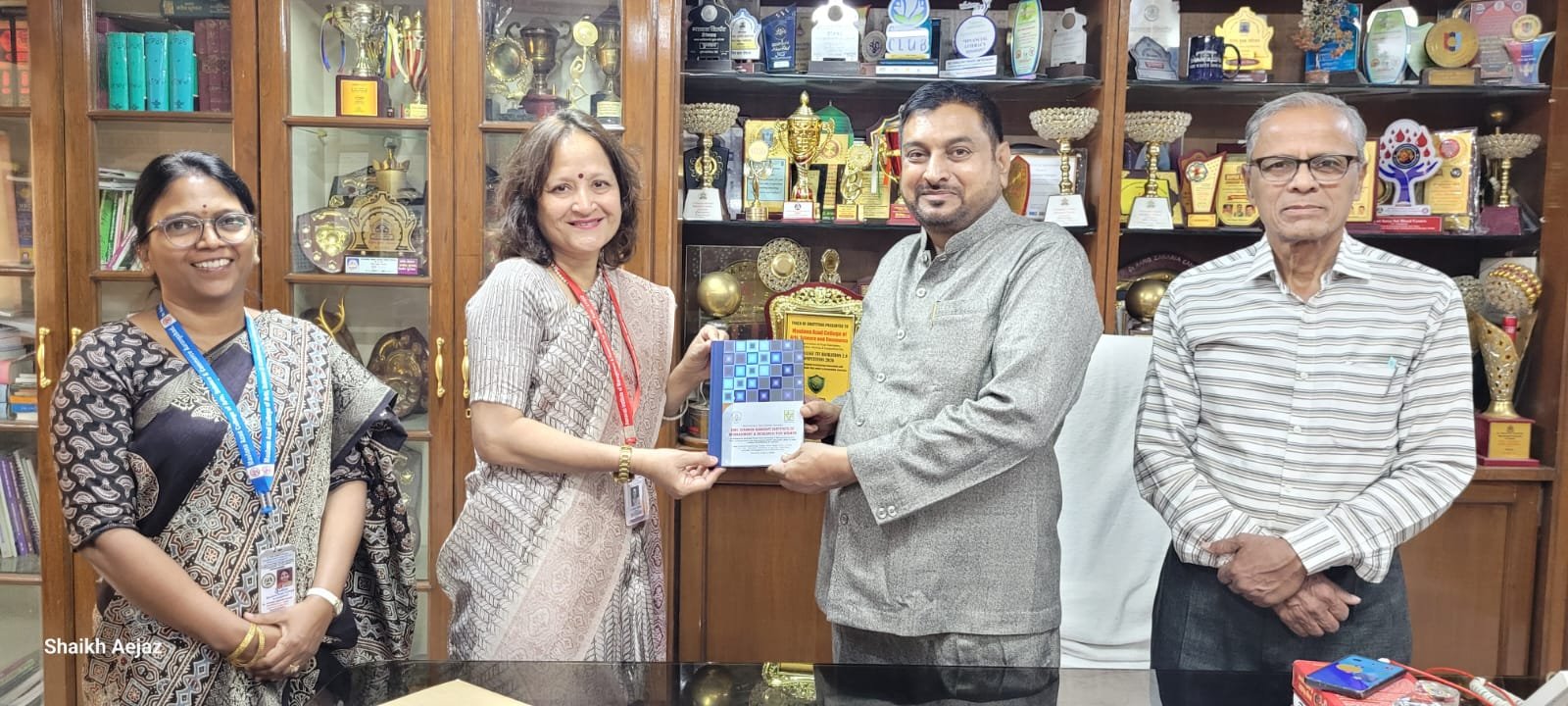 Under the visionary leadership of Principal Dr. Mazahar Ahmed Farooqui a Memorandum of Understanding (MoU) was signed between Maharshi Karve Stree Shikshan Samsthas Nanavati Institute of Mgt & Research for Women, Pune and Maulana Azad College of Arts, Science & Commerce, (Dept. of Commerce & Mgt. Science), Chhatrapati Sambhaji Nagar.   The MOU marks a significant step towards strengthening quality initiatives and academic excellence in the field of Commerce and management through knowledge sharing, faculty and student Exchange, Joint Activities and Research Collaborations.  Looking forward to impactful outcomes.