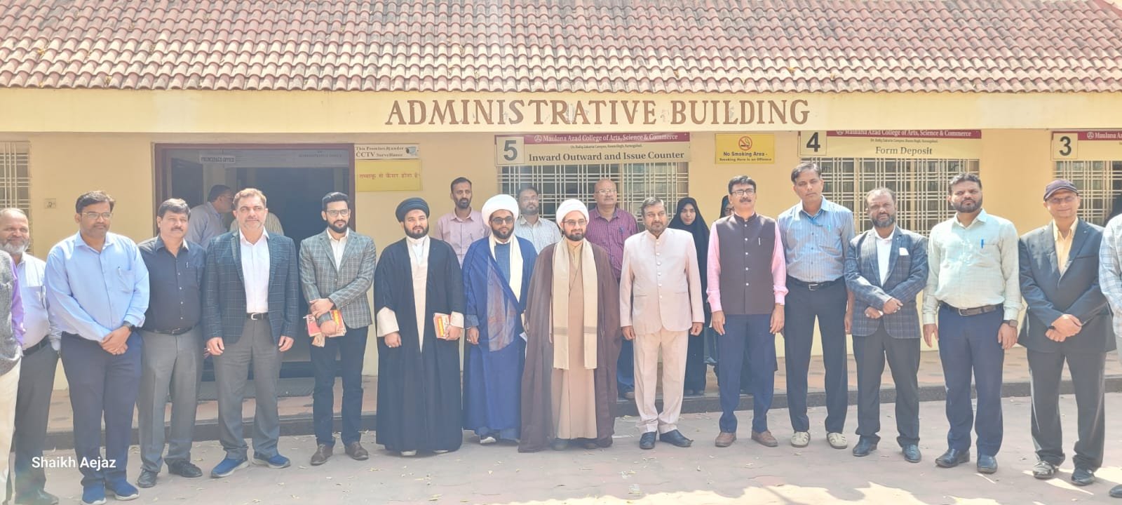 Goodwill Meeting of the Deputy Representative of Iran’s Supreme Leader, Dr. Mohammad Hossein Ziaei Nia, and Other Dignitaries with   Dr. Mazahar Ahmad Farooqui Principal of Maulana Azad College,  Aurangabad, 7 February 2026: Respected Dr. Mohammad Hossein Ziaei Nia—a Hafiz and reciter of the Holy Qur’an, PhD from, Al-Mustafa International University, Iran; Representative of the Supreme Leader of Iran at Qom University; along with members of the Iran Council, Delhi—Mr. Mohammad Hossein Suratwala, Assistant Professor at Al-Mustafa International University and Mission Director, Al-Kisa Foundation (India); Maulana Syed Jafar Raza Aamili, holding a Master’s degree from Lebanon and Representative of Ayatollah Sheikh Mohammad Al-Yaqoubi from Gujarat; Mr. Reza Isfahani from Bengaluru, Representative of AKO Kian Makran Trading Co.; and other distinguished guests visited Maulana Azad College of Arts, Science and Commerce, Rauza Bagh, Aurangabad, today. The Principal, Dr. Mazahar Ahmad Farooqui, warmly welcomed the guests by presenting them with books authored by       Dr. Rafiq Zakaria. The delegates held discussions on India–Iran relations, visited various departments of the college, and expressed their intention to further strengthen India–Iran relations in the future.
