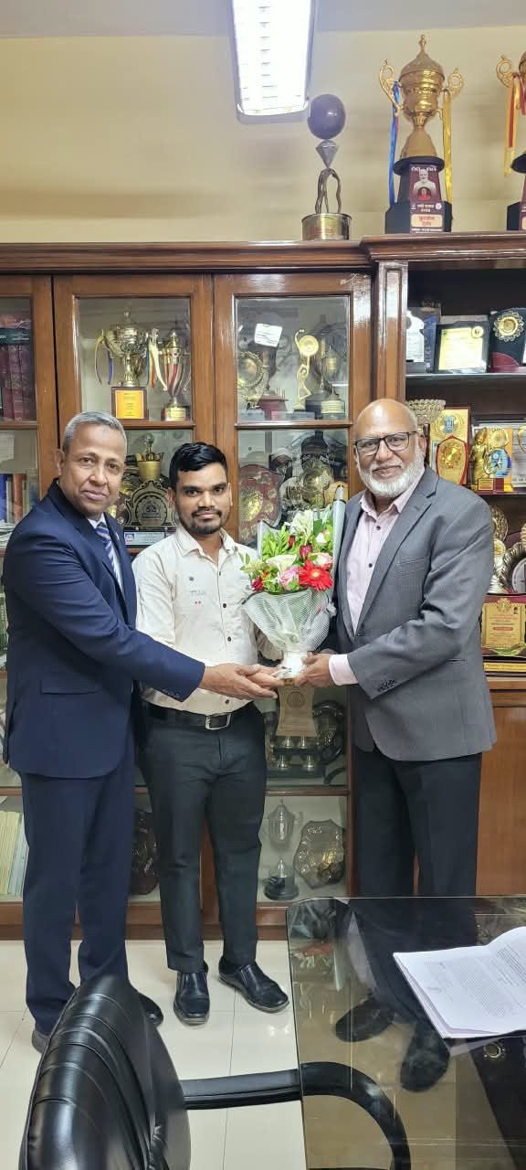 Great News  *Proud Moment for Maulana Azad College Aurangabad.   Heartiest Congratulations to our Star Student * AKASH  KHANDARE !  From B.Sc. 3rd Year (2024-25) to ongoing M.Sc Microbiology, his journey of hard work and dedication has paved the way to success.  Passed  U.P.S.C. Exam 2025  AIR 959 (Reserve List)* Selected For I.A.S .  You have made the entire Maulana Azad  College Family  proud and have become a true inspiration for all aspirants.  Felicitated by Principal Capt.  Dr. Maqdoom Farooqui Sahab  Principal - Maulana Azad College & Wg. Cdr. Q.S.S. Imran Ullah Sahab (Retd) , Director, Campus Administration.